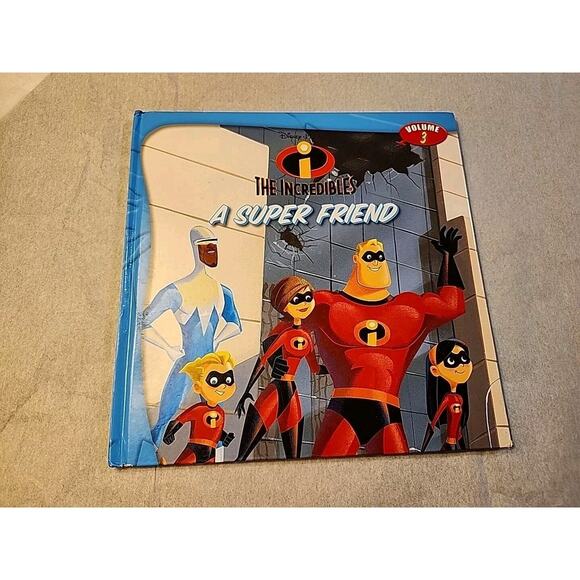 Disney Pixar The Incredibles A Super Friend Volume 3 Hardback Kids Book 2010 - Picture 1 of 11